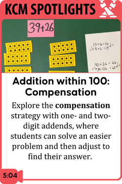 Addition within 100: Compensation Strategy